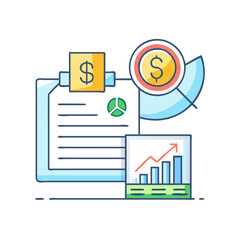 finance icon, finance vector illustration-simple illustration of finance, perfect for finance logos and themed design 