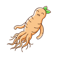 ginseng icon, ginseng vector illustration-simple illustration of ginseng, perfect for ginseng logos and themed design 