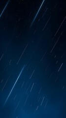 Meteor Shower with Smooth Gradient Transition, Eerie Creepy Atmosphere