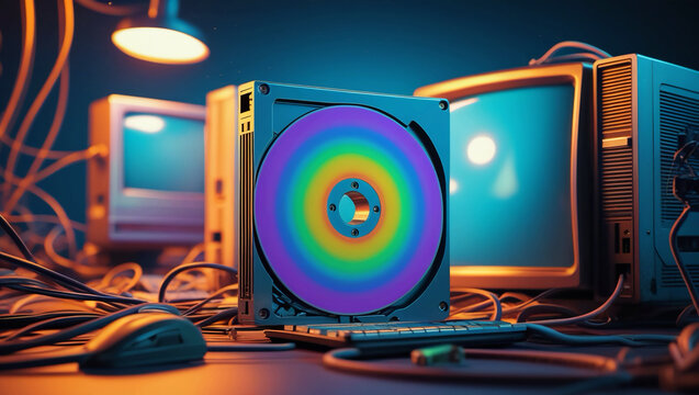 Antiquated Technology, Vibrant Floppy Drive