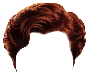 trendy man hairs.red ginger redhead .beauty style.realistic AI generated
