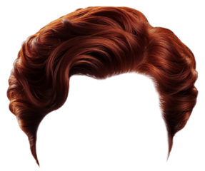 trendy man hairs.red ginger redhead .beauty style.realistic AI generated
