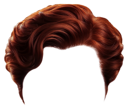trendy man hairs.red ginger redhead .beauty style.realistic AI generated
