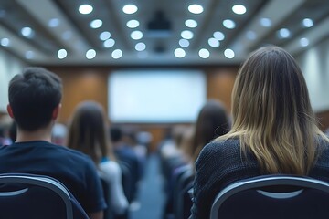 Corporate Seminar Presentation in Large Room