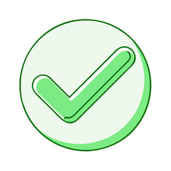green ticks ign icon, green ticks ign vector illustration-simple illustration of green ticks ign, perfect for green ticks ign logos and themed design 