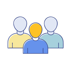 group of people icon, group of people vector illustration-simple illustration of group of people, perfect for group of people logos and themed design 