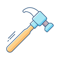 hammer icon, hammer vector illustration-simple illustration of hammer, perfect for hammer logos and themed design 