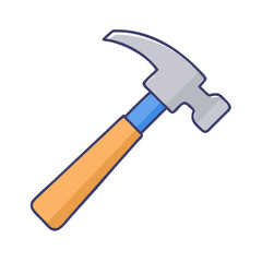 hammer icon, hammer vector illustration-simple illustration of hammer, perfect for hammer logos and themed design 