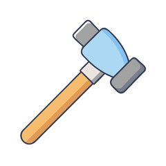 hammer icon, hammer vector illustration-simple illustration of hammer, perfect for hammer logos and themed design 