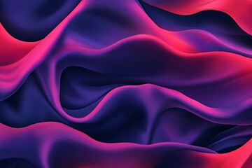 Obraz premium Abstract Flowing Fabric Design in Vibrant Pink and Purple