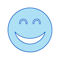 happy smiley face icon, happy smiley face vector illustration-simple illustration of happy smiley face, perfect for happy smiley face logos and themed design 