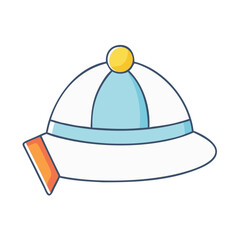 hat icon, hat vector illustration-simple illustration of hat, perfect for hat logos and themed design 