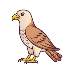 hawk icon, hawk vector illustration-simple illustration of hawk, perfect for hawk logos and themed design 