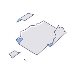 hole in paper icon, hole in paper vector illustration-simple illustration of hole in paper, perfect for hole in paper logos and themed design 