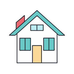 house icon, house vector illustration-simple illustration of house, perfect for house logos and themed design 