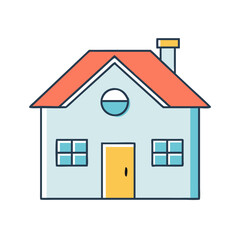 house icon, house vector illustration-simple illustration of house, perfect for house logos and themed design 