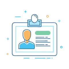 identity solid icon, identity solid vector illustration-simple illustration of identity solid, perfect for identity solid logos and themed design 