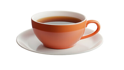 cup of tea isolated on transparent background cutout