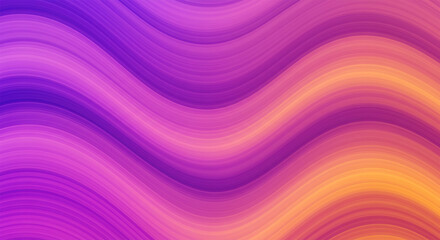Obraz premium Abstract Background with Wavy Lines in Purple, Pink and Yellow Colors