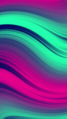 Neon Wavy Line Background