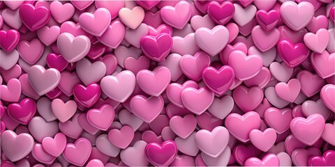 Valentine Background Hearts Pink 