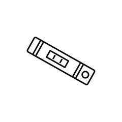 Pregnancy test icon Flat simple outline