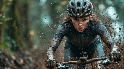 Muddy Mountain Bike Race: A Woman's Grit and Determination