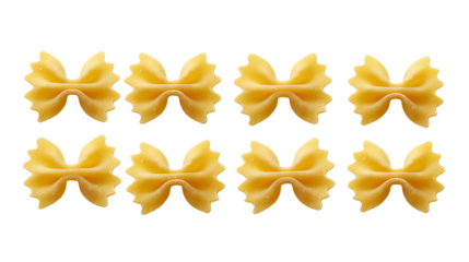 pastas isolated on a transparent background