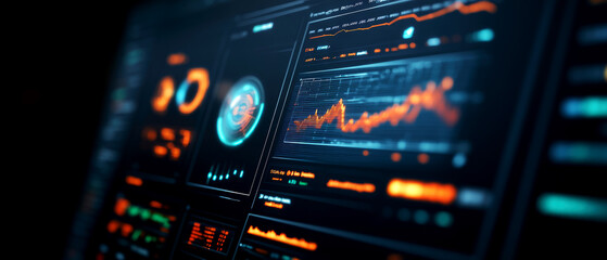 Real-time data monitoring of server performance in high-tech data center environment with interactive dashboards