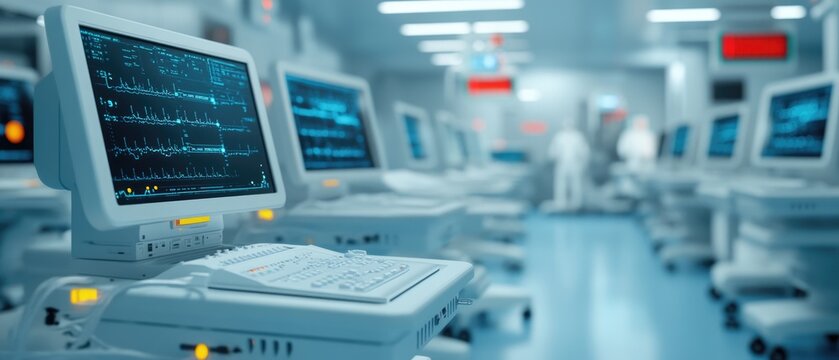 High-performance server operations in a data center environment medical technology usage modern digital infrastructure efficient system monitoring