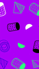 Color Random Seamless Pattern Background