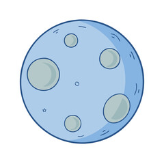 moon flat icon, moon flat vector illustration-simple illustration of moon flat, perfect for moon flat logos and themed design 