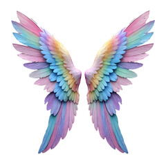 Obraz premium realistic Colorful angel Wing