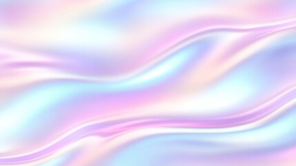 Colorful iridescent, holographic rainbow foil texture background. Iridescent fabric trendy cloth holographic texture purple pink blue metal