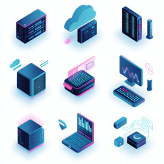 Each icon is presented in 9 distinct styles: flat, isometric, line art, 3D realistic, pixel art, cartoon, gradient modern, minimal outline, and futuristic neon. These diverse renderings ensure compati