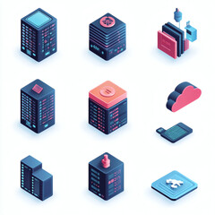 Each icon is presented in 9 distinct styles: flat, isometric, line art, 3D realistic, pixel art, cartoon, gradient modern, minimal outline, and futuristic neon. These diverse renderings ensure compati