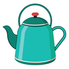 teapot isolated on white background