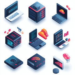 Each icon is presented in 9 distinct styles: flat, isometric, line art, 3D realistic, pixel art, cartoon, gradient modern, minimal outline, and futuristic neon. These diverse renderings ensure compati