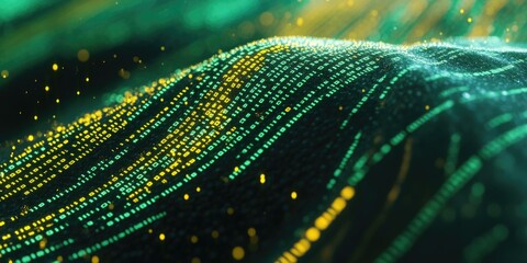 A close-up shot of a bright green and yellow background, suitable for designs or graphics