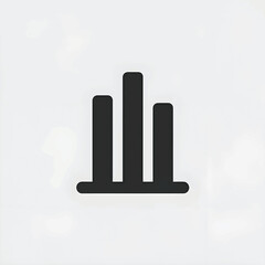 Vector of a bar chart.