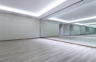 Interior of empty dance studio