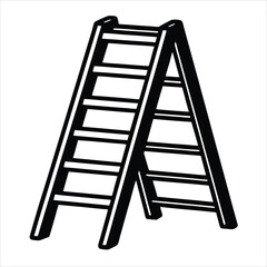ladder vector design  on white background