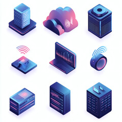 Each icon is presented in 9 distinct styles: flat, isometric, line art, 3D realistic, pixel art, cartoon, gradient modern, minimal outline, and futuristic neon. These diverse renderings ensure compati
