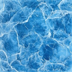 Obraz premium Abstract blue and white swirling pattern resembling marble or water. Ideal for backgrounds, textiles, or decorative surfaces.