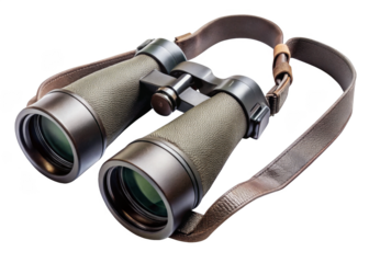 Binocular Strap isolated on a transparent background.