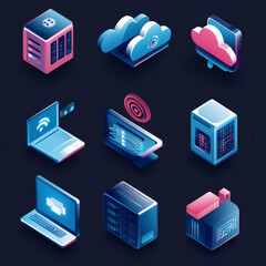 Each icon is presented in 9 distinct styles: flat, isometric, line art, 3D realistic, pixel art, cartoon, gradient modern, minimal outline, and futuristic neon. These diverse renderings ensure compati