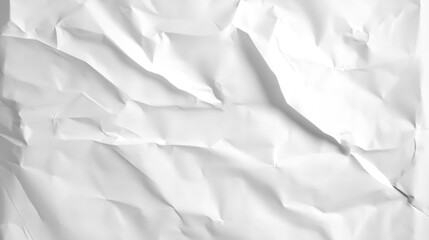 Fototapeta premium White recycled craft grey paper texture background. Crumpled wrinkle backdrop with copy space for text. abstract pattern