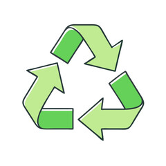 Obraz premium recycle symbol icon, recycle symbol vector illustration-simple illustration of recycle symbol, perfect for recycle symbol logos and themed design 