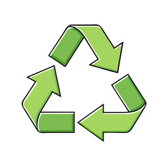 Obraz premium recycle symbol icon, recycle symbol vector illustration-simple illustration of recycle symbol, perfect for recycle symbol logos and themed design 