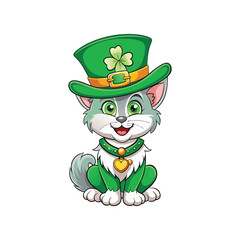 Cute Leprechaun Cat
